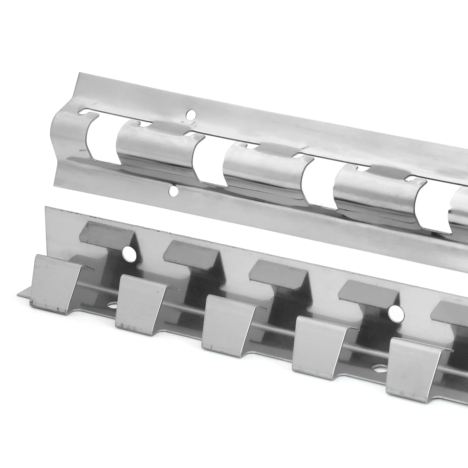 High Quality Anti-rust Reinforced PVC Curtain Kit Hardware Hanger Rail for Strip Curtain Stainless Steel Hanger and Clip