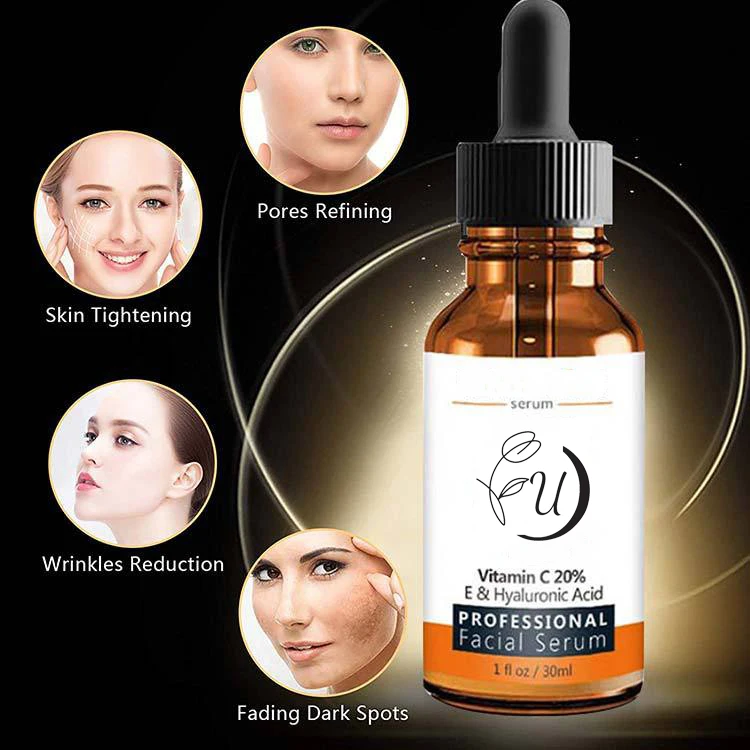 Private Label OEM 30 ml Vitamin c Serum for Face Wholesale Whitening Professional Skin Care Vitamin C Serum