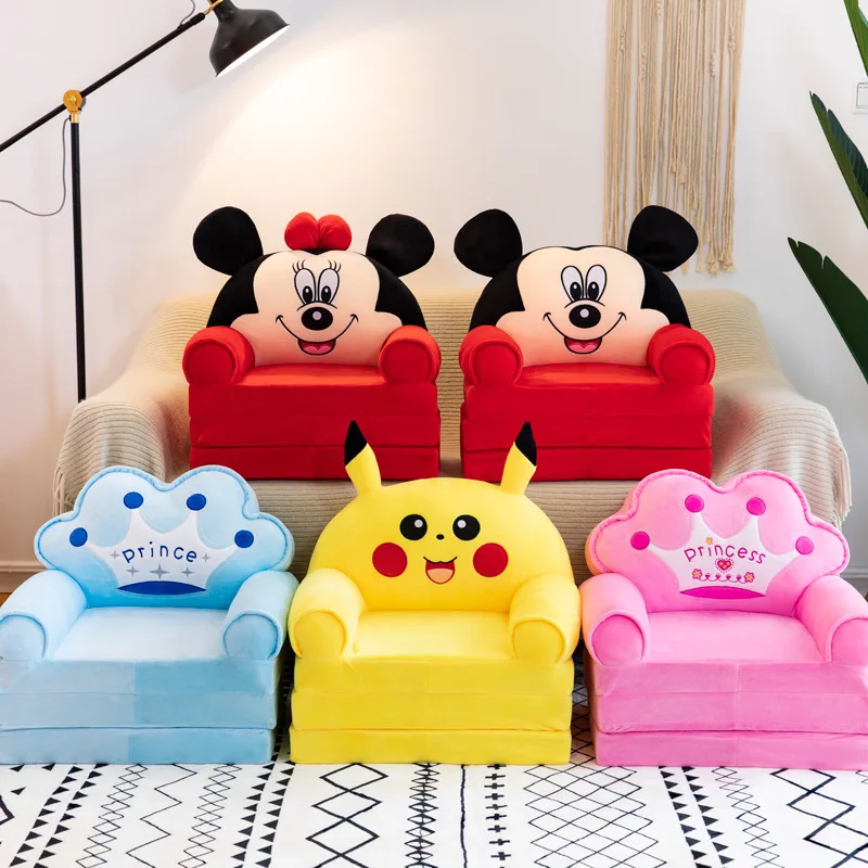 Bed With Children's Small Sofa Bed KiddyMoon Foam Sofa For