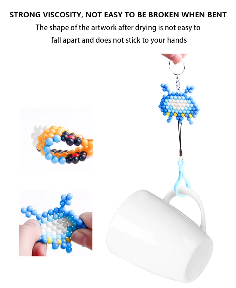 Water Fuse Beads Refill 5mm 5200 Beads 24 Colors Creative Waterbeads Magic  Wa