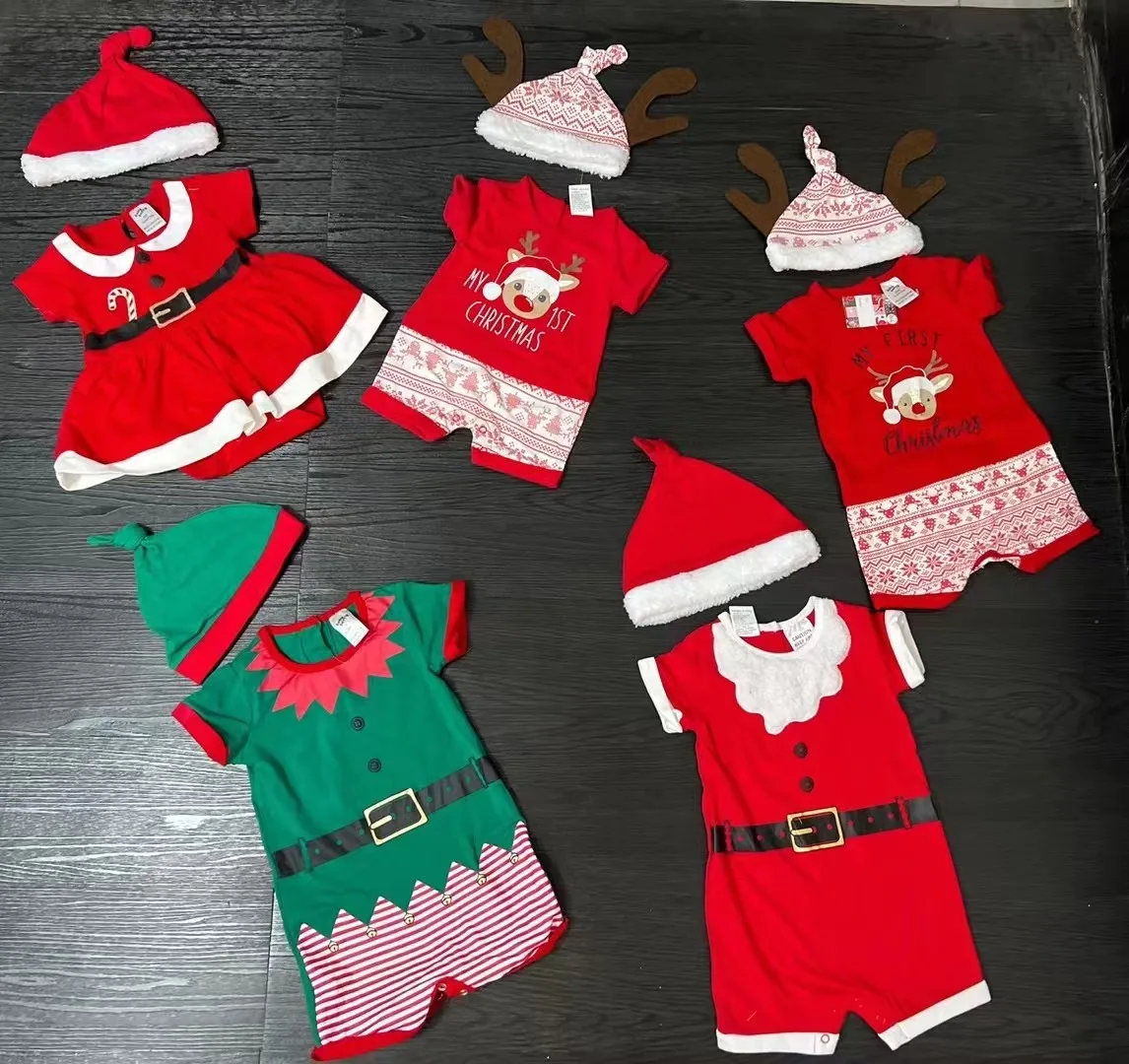 Baby Clothes Wholesale Stock Baby Terno Clothes Sets Rompers Legging