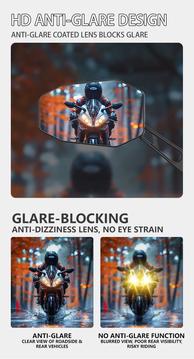 product smnu motorcycle rear view mirror general blue clear purple rear mirror motorcycle side mirror motorcycle rearview mirrors-6