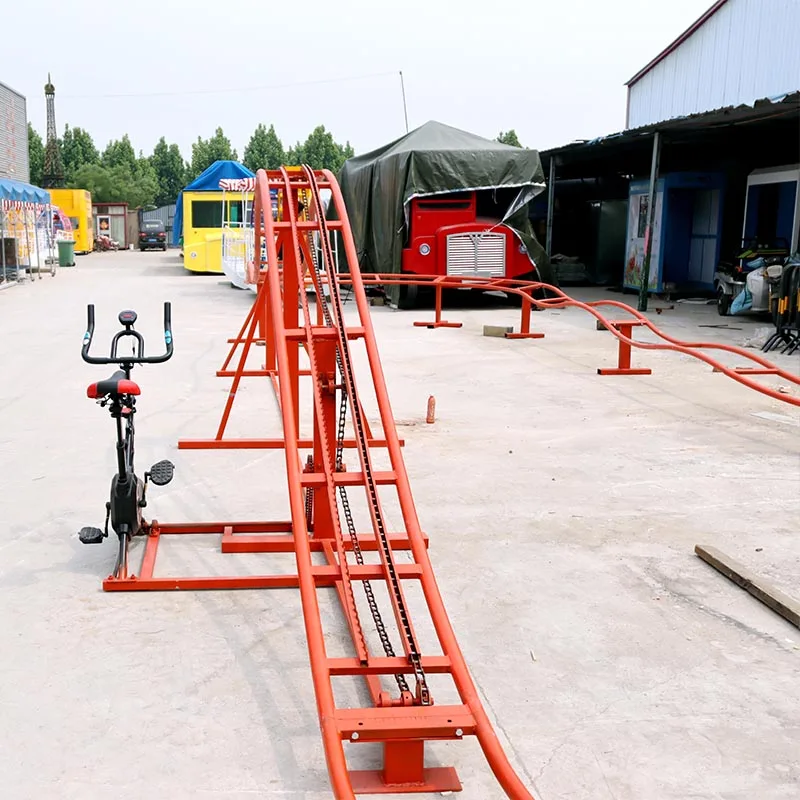 ミニ子供向けローラーコースター 自然動力 小型トレイン 敷地内用