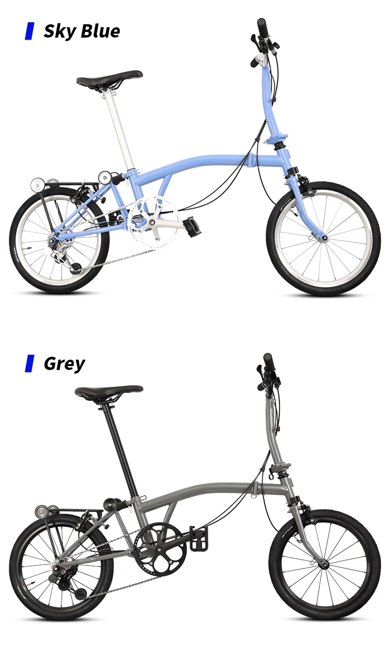 KOSDA Factory hot selling bicycle folding bike factory price 16 inch steel mountain folding bicycle