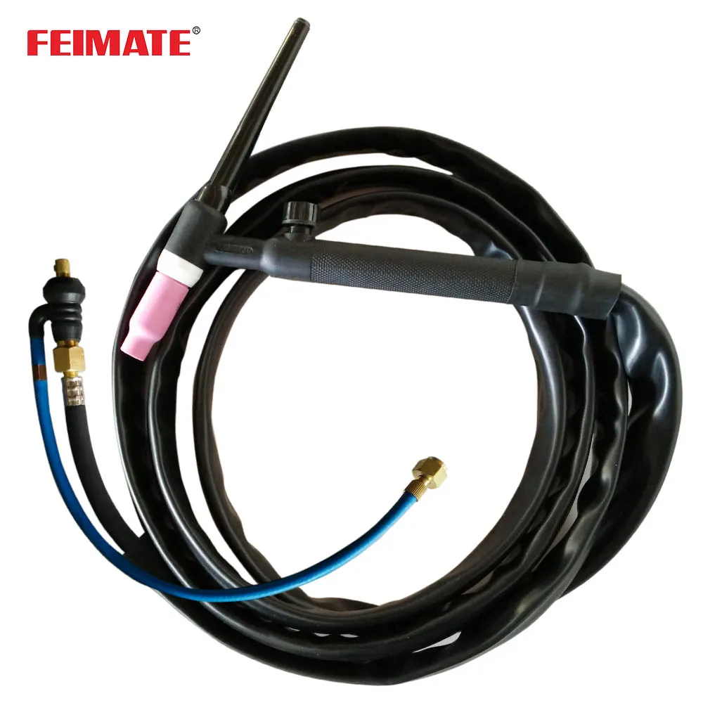 FEIMATE WP17V горелка для аргоновой дуговой сварки с 10-25 сварочной заглушкой/горелка для сварки аргоном WP17V TIG con connett