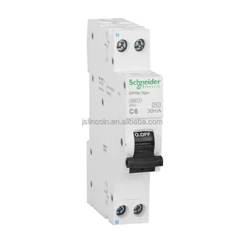 New Original Schneiders integrated leakage circuit breaker iDPNN Vigi + ELE C6A- C32A (18mm wide)Option Fast Delivery