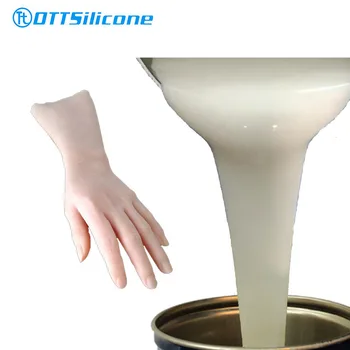 Skin Safe Silicone Rubber for Making Human Prothesis Liquid Rtv-2 Silicone Rubber