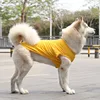Plain yellow cotton vest