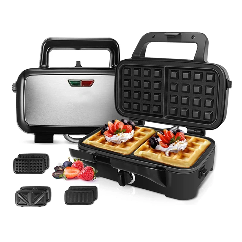 Pancake Maker Heart Shape 1200w Dual Waffle Maker Double Waffle Maker