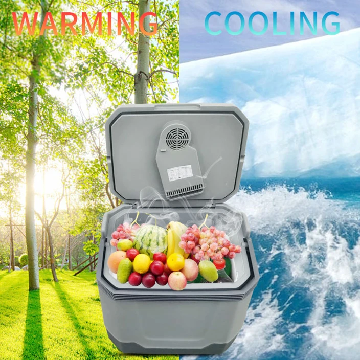 Nevera Portátil Eléctrica Con Ruedas 33L - Función Frío/calor, Doble Alimentación 12V/230V, Asa Extensible, Ideal Para Camping Y Viajes