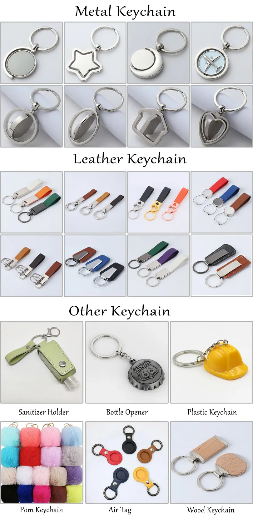 Keychain Bottle Opener Wedding Souvenir Aluminium Sublimation Blanks ...