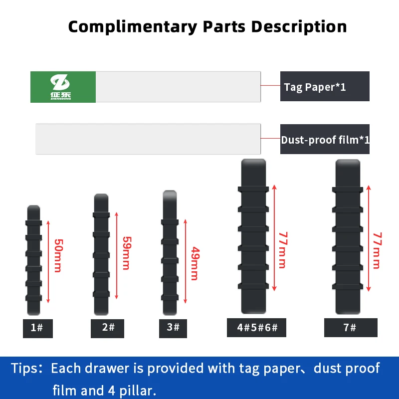 Open Front Multi Purpose Nut Bolt Boxes Storage Box Plastic Tools Stackable Plastic Storage Stackable Bins