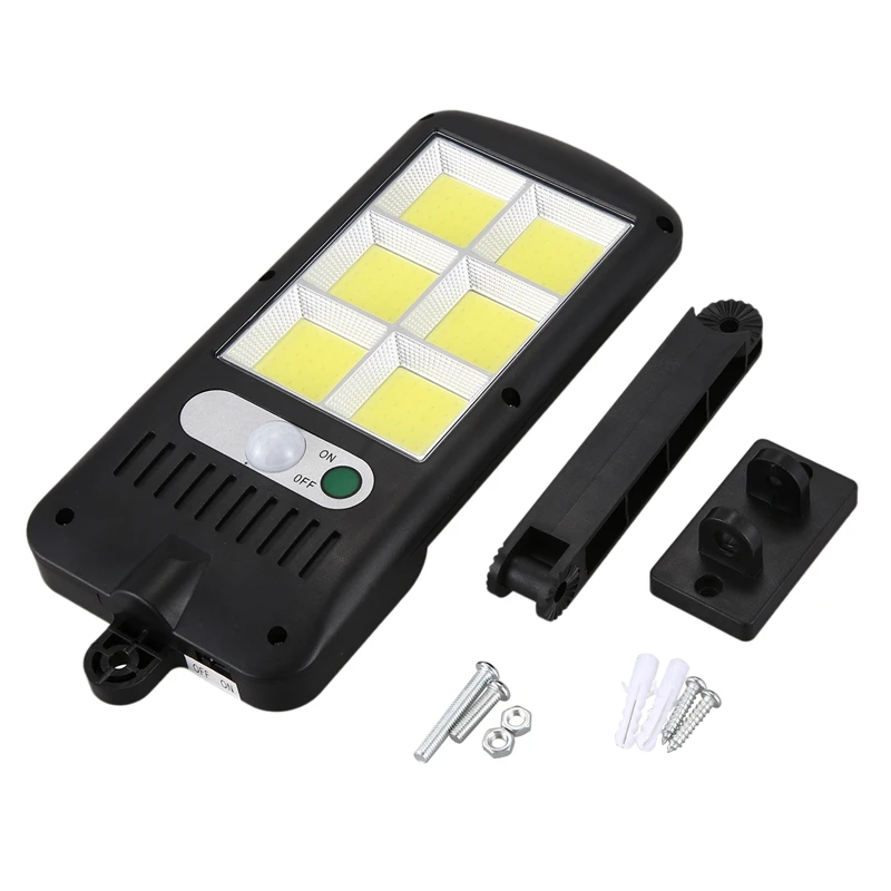 Intelligent Motion Sensor Safe Fast Charging All in One Round Warehouse Street Solar COB Decoration Garden Camping Lighting Lamp