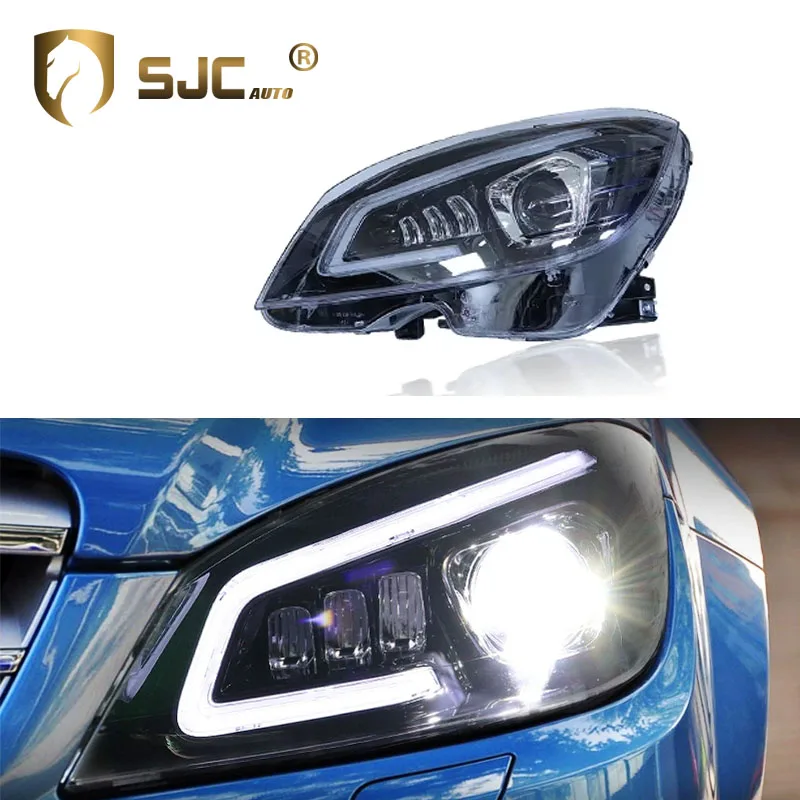 Auto Head Light For Mercedes-Benz 2007-2011 W204 C200 C260 C300 LED Headlights Front Lamps