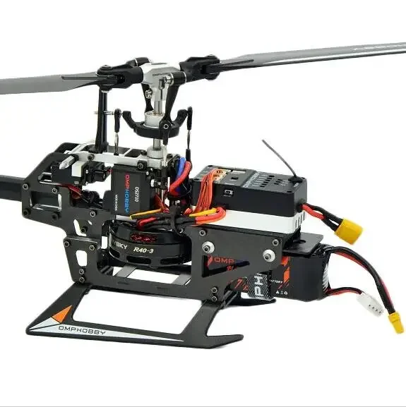 Hélicoptère RC OMPHOBBY M2 V2 avec moteur brushless, usage intérieur