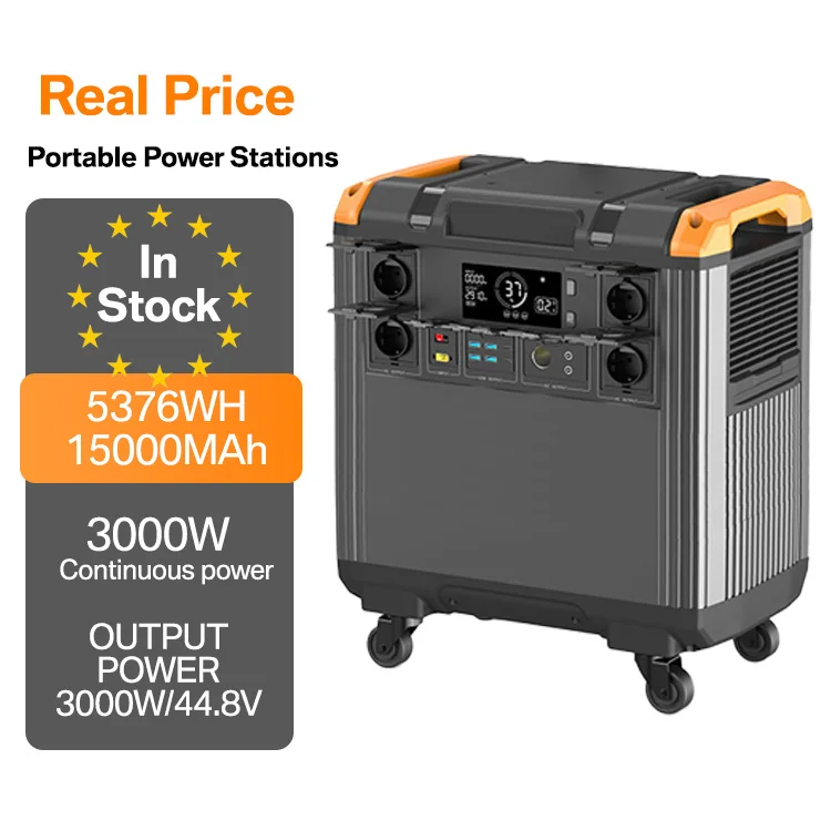 5376WH High-Capacity LiFePO4 Battery - 3000W Rated Power for Home/Commercial Energy Needs