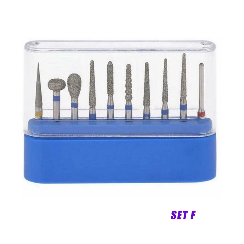 Fg Crown Preparation Burs Anterior Teeth Kit Tooth Drill Kit Set F 10