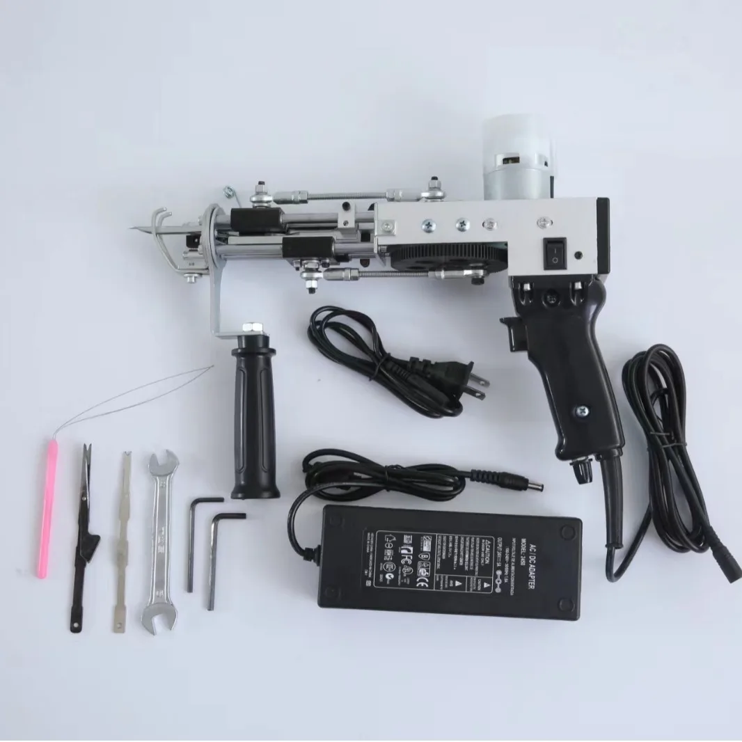 Tufting Hand Machine Hand Tufting Carpet Weaving Machine Electric Hand Tufting Gun Cut Pile ...