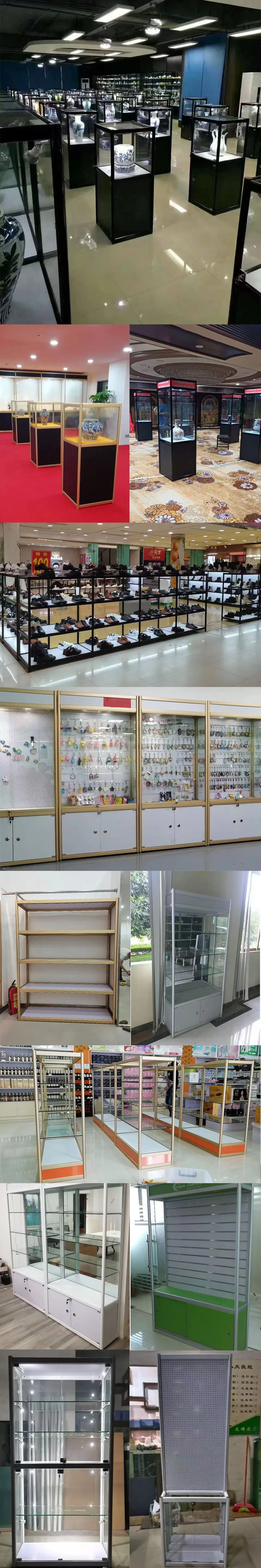 Acrylic Used Custom Make Up Exhibitions Stand Cosmetic Display Rack For