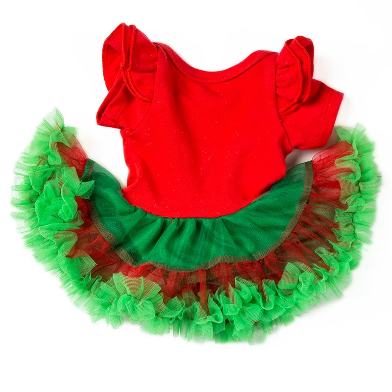 2019 Новый 18 дюймов американская девушка xiafu кукольной одежды, оптовая продажа; Горячая распродажа; Модное Длинное рождественское подол с юбкой-пачкой