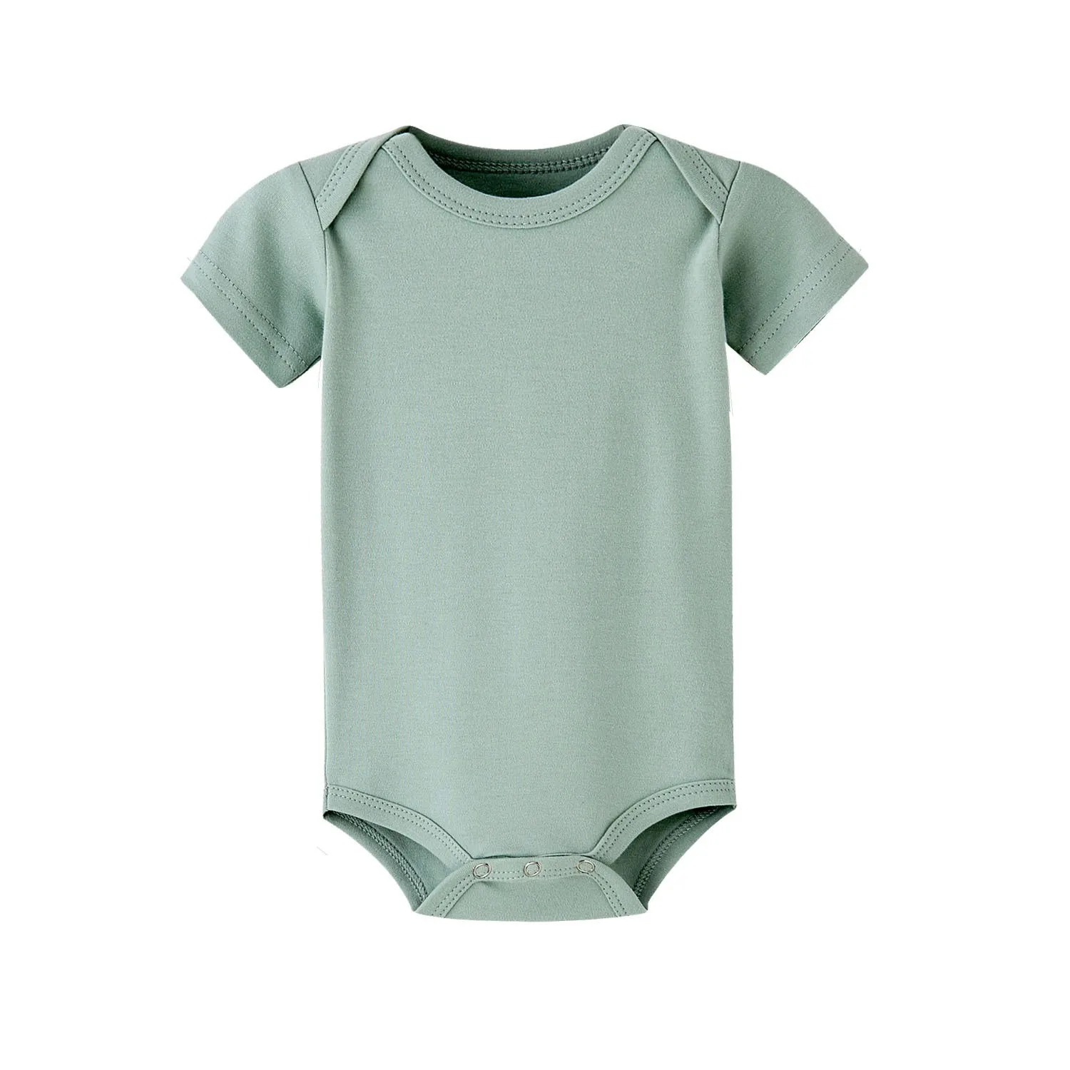 2023 Custom Logo Baby Romper Short-sleeve 100% Cotton Fabric Baby ...