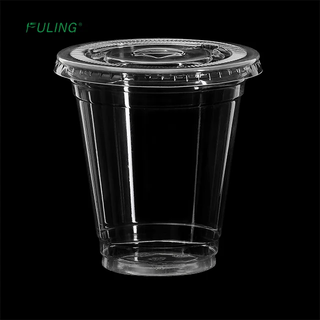 Fuling Premium Plastic Disposable Smoothie Take Away Plastic Pet Cold ...