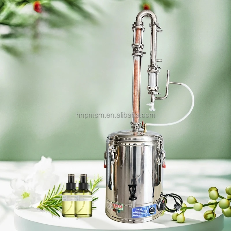 Rose Essential Oil Distillation Machine, Frangipani, Jasmine, Agarwood Extractor, Essential Oils Distillation Process