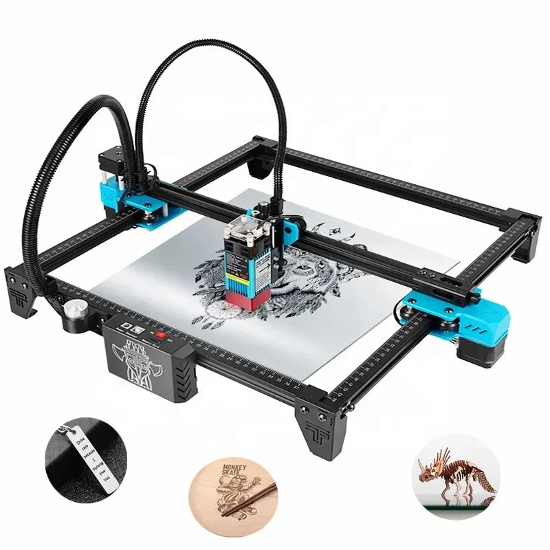 TWOTREES TTS-55 PRO新しい高精度レーザー彫刻機香水瓶ウッドビーズ