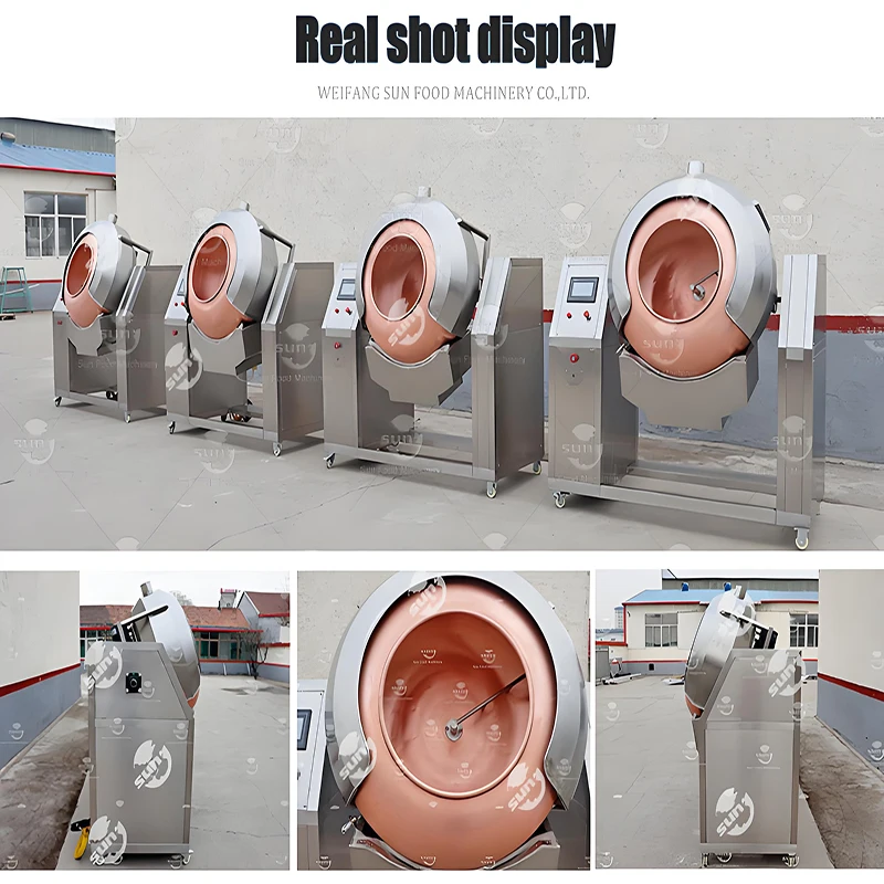 Other Snack Food Automatic Processing Glazed Walnuts Chocolate Honey Caramelized Peanut Almond Sugar Pan Nut Coating Machine