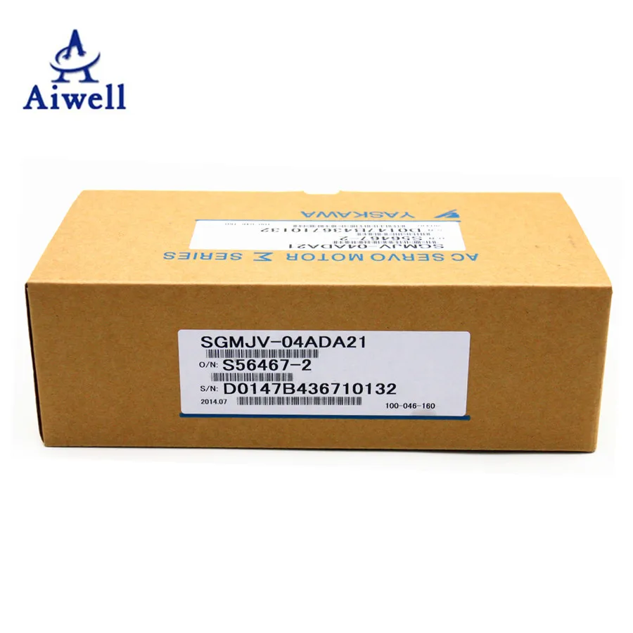 Japanese Yaskawa 400w Electric Encoder Servo Motor & Drive Sgmjv Series ...