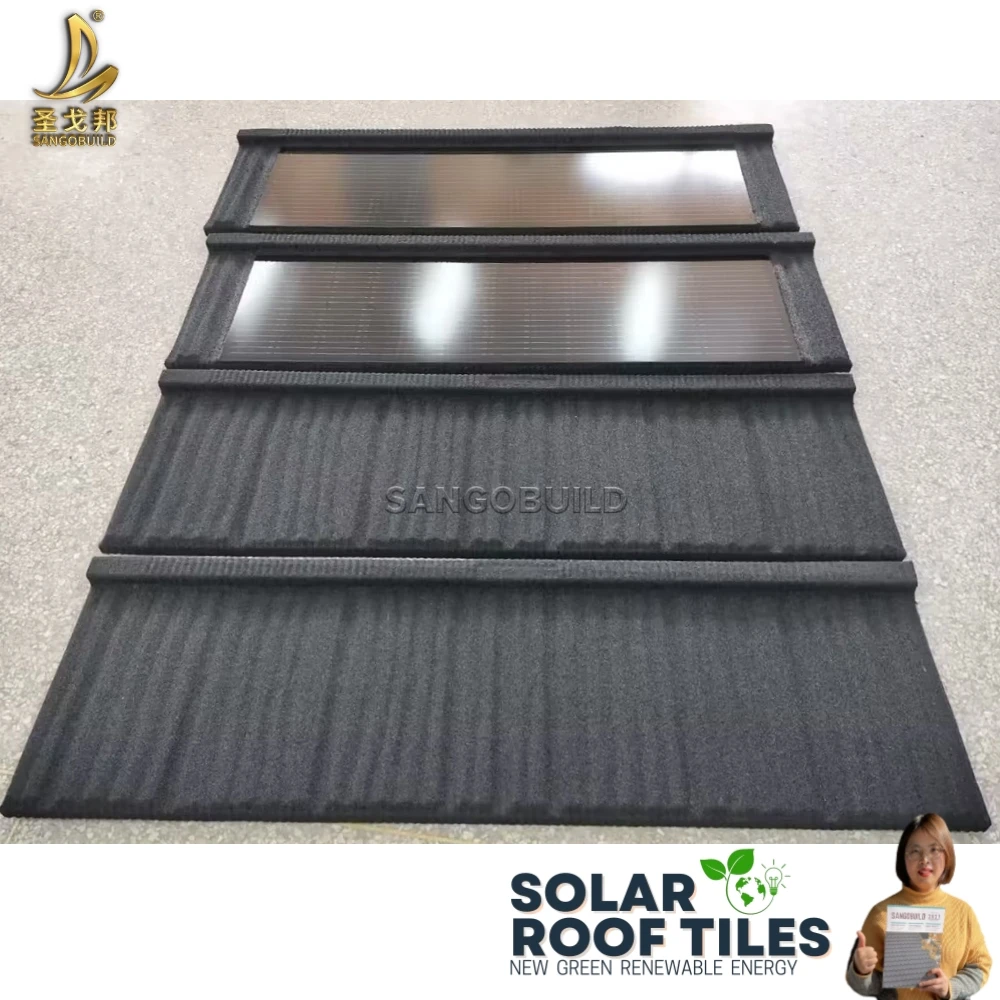 Bipv Solar Roof Panel Tile High Efficiency Factory Direct Price Photovoltaic House