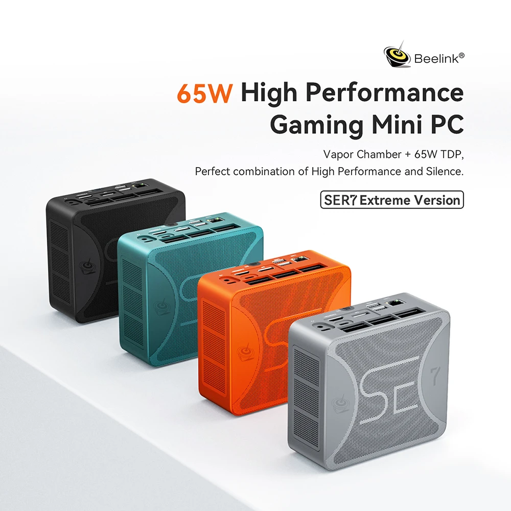Original Beelink SER7 Mini PC Ryzen 7 7840HS Desktop Computer AMD
