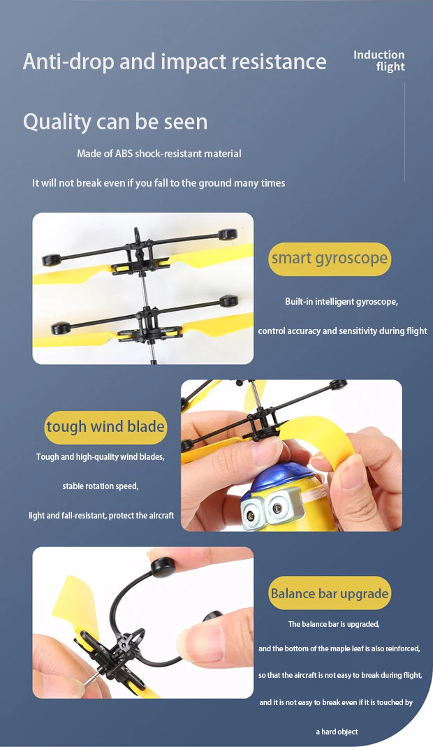 Kids Flying Toy Little Fairy Infrared Induction Helicopter Intelligent