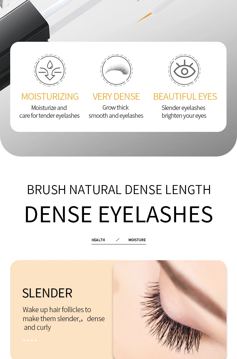 BIOAQUA Herbal Eyelash Growth Treatments Liquid Enhancer Eye Lash Longer Thicker Eyelash Extension Serum manufacture