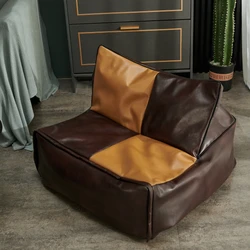 American Style waterproof adjusting sofa chair leather beanbag cover leather bean bag NO 4