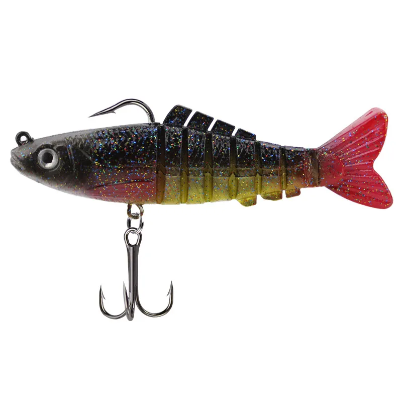 Soft Multi Jointed Lead Fish Lure