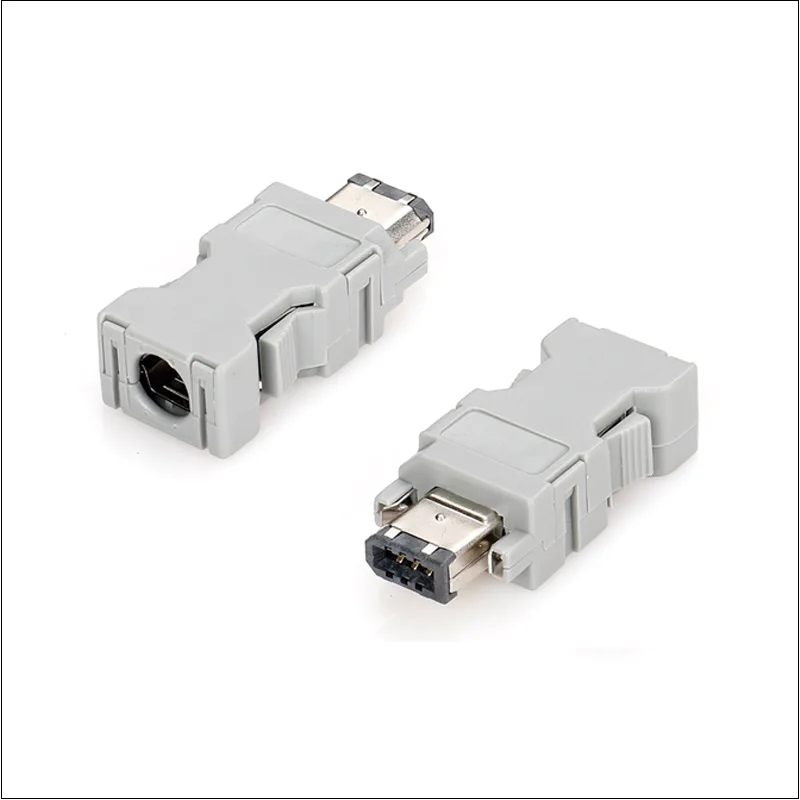 SM-6P IEEE1394 Plug CN3 Server 6core Encoder Head Male Connector 55100-0670 for Delta Cable