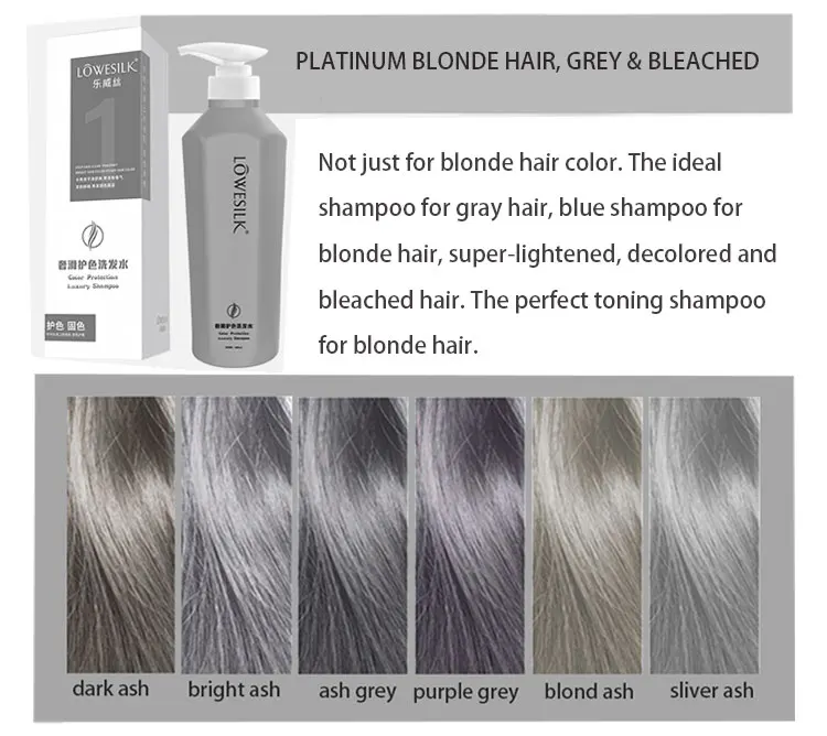 Ash Grey Hair Color Chart