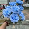 #13 Bouquet di rose in seta a 9 teste