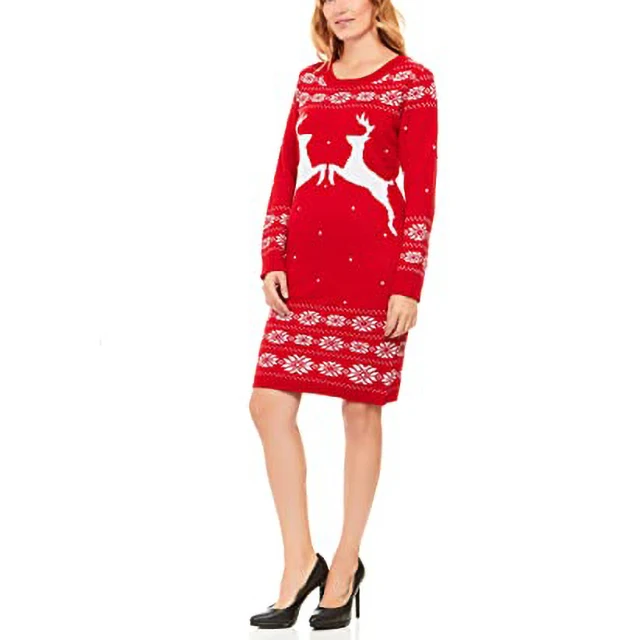 ugly christmas sweater dress plus size