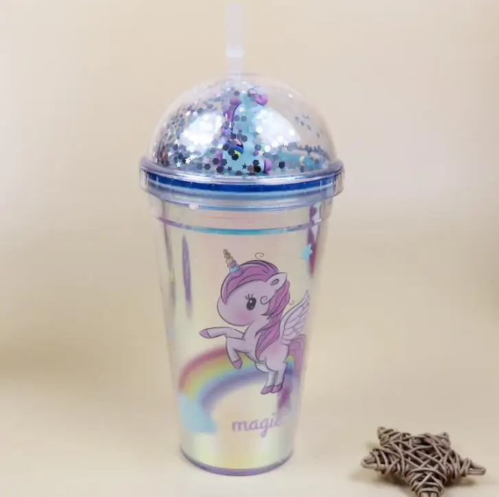 girlwill unicorn foam ball lids plastic