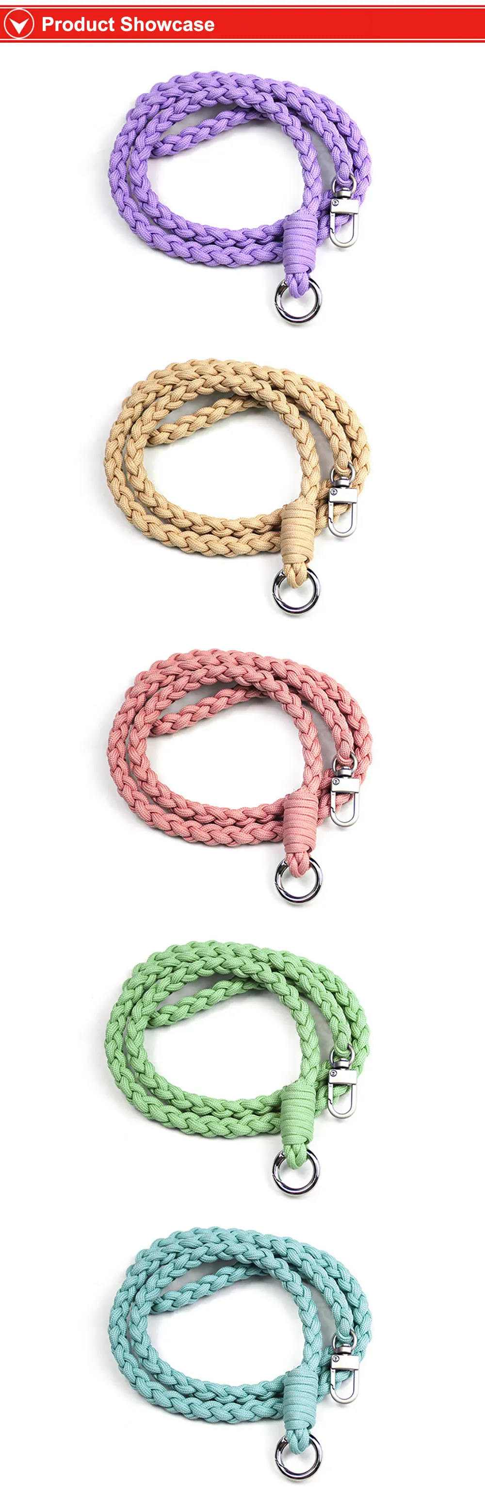 Phone Lanyard Strap Mobile Chain Multiple Colors Rope Case Customized Adjuster Accessories Cell 2 In 1 Weave Sjs039 Laudtec manufacture