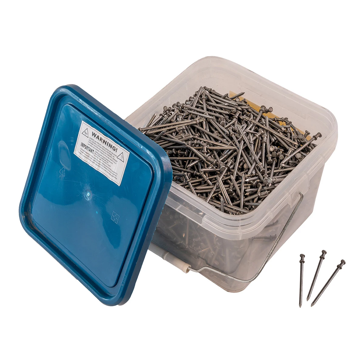 16d Bright Duplex Head Nails 50lb Finishing Diamond Point 16d