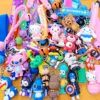 Wide-strap bell plush toy-random mix