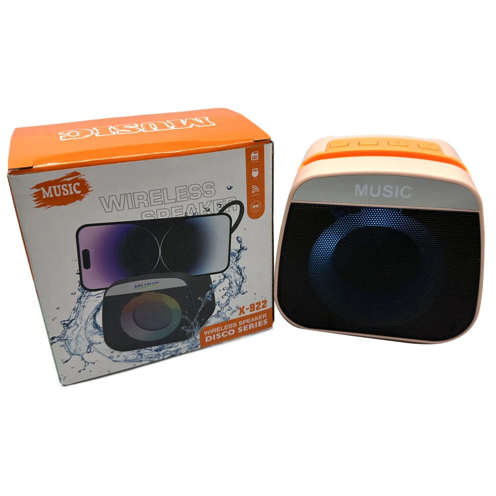 Multicolor Waterproof Subwoofer Speaker 1200mah Battery Capacity  Party Gaming Wireless Speaker