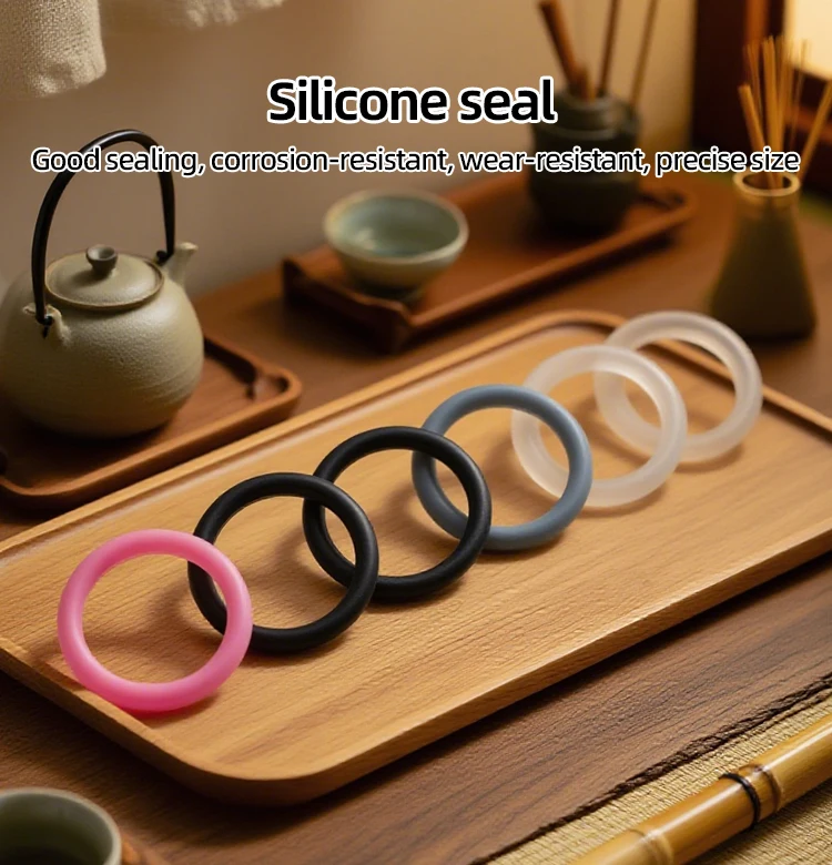 product customizable hypoallergenic silicone o rings medical tubing oxygen lines high temperature tolerant leak proof hygienic seal-0