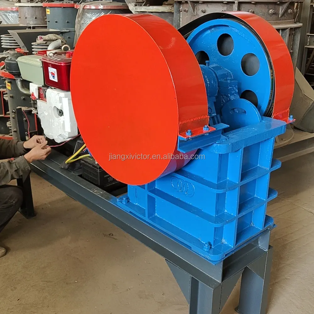 Mini Sand Making Machine Laboratory Primary Sample PE150X250 PE250X400 Mini Jaw Crusher for the Stone
