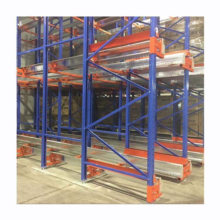 Jracking New Semi-automated Metal Rack Warehouse Pallet Stacking Radio Shuttle Racking System