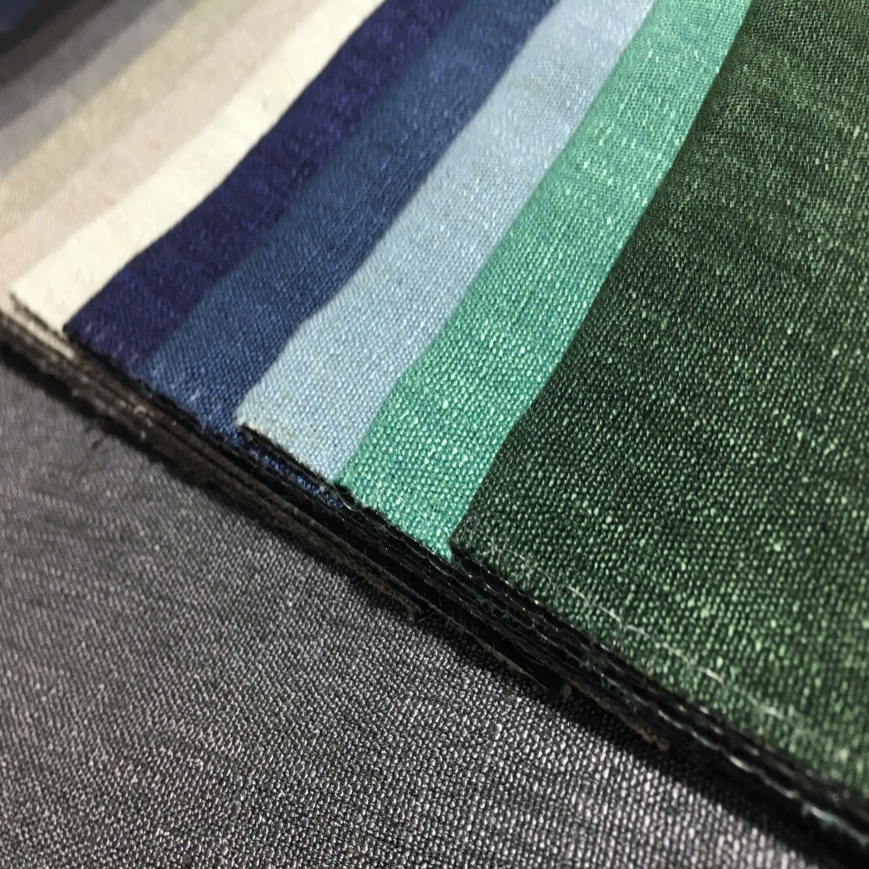 Free Sample Viscose Polyester Textile Linen Look Woven Fabric For Sofa 