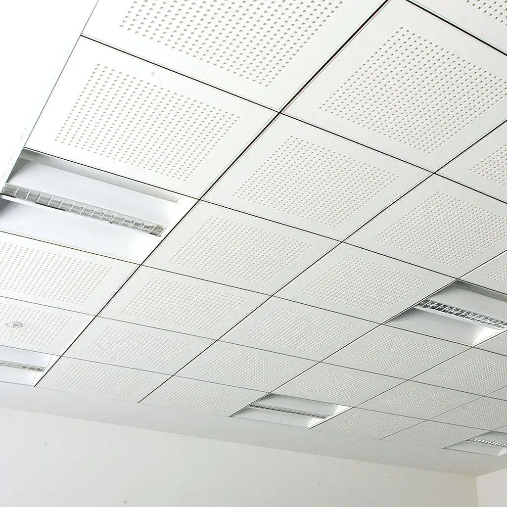 Soundproof Material Lay In Square Perforated Aluminium Suspended Ceiling Panels Buy Aluminum Suspended Ceiling Soundproof Ceiling Panels Waterproof Ceiling Product On Alibaba Com